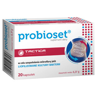 Probioset, 20 capsules