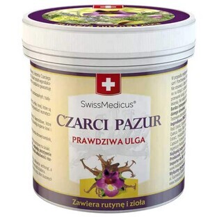 SwissMedicus Black Claw, bálsamo con rutina y hierbas, 250 ml