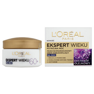 L Oreal Paris Expert Age 60+ Anti-Aging Nachtcreme, 50ml