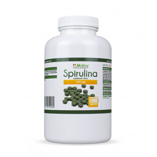MyVita Spirulina, seaweed, 1000 tablets