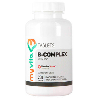 MyVita, Witamina B-Complex 100%, 250 tabletek