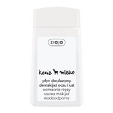 Ziaja Ziegenmilch, zweiphasige Flüssigkeit zum Entfernen von Make-up von Augen und Lippen, 120 ml