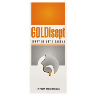 GOLDisept mouth and throat spray, 25 ml