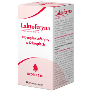 Pharmabest Lactoferrine, druppels voor oraal gebruik, 7 ml