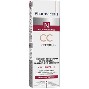 Pharmaceris N Capilar-Tone CC, Tonic cream, vascular and hyperreactive skin, SPF 30, 40 ml