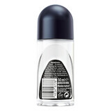 Nivea Men Black & White Invisible, antitranspirante roll-on para hombre, 48h, Fresco, 50 ml