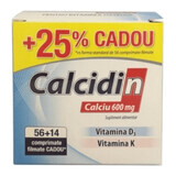 Calcidin 600 mg, 56 + 14 tablets, Zdrovit