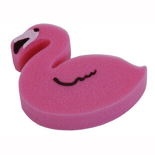 Inter-Vion, bath sponge, flamingo, 1 piece