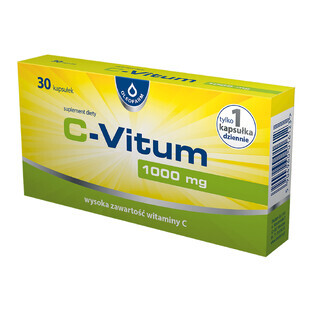 C-Vitum, vitamin C 1000 mg, 30 capsules