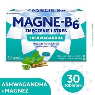 Magne-B6, Müdigkeit und Stress, 30 Tabletten