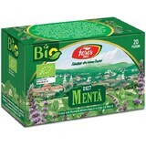 Organic mint tea D127, 20 sachets, Fares