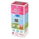 MultiOmega 3 Junior, liquid for children over 3 years, tropical fruit flavor, 250 ml