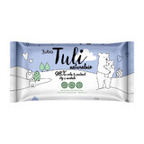 Luba Tuli, toallitas húmedas naturales para bebés, 98% agua, pantenol y aceite de aguacate, 50 unidades
