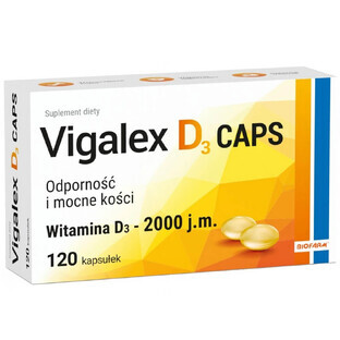 Vigalex D3 Caps 2000 UI, 120 capsule