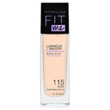 Maybelline me va! Fond de teint lumineux et lisse, n° 115 Ivoire, 30 ml