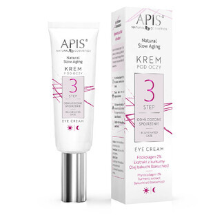 Apis Natural Slow Aging Step 3, Cremă de ochi, aspect întinerit, 15 ml