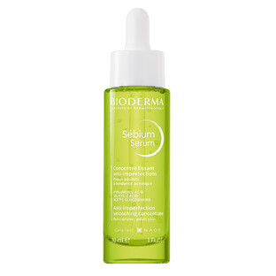 Siero Bioderma Sebium per Pelle Acneica, Leviga e Riduce le Imperfezioni, 30ml