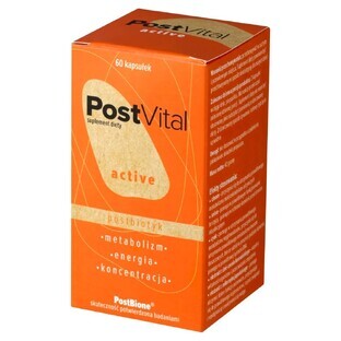 PostVital Active, 60 cápsulas