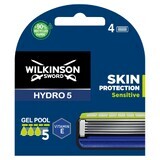 Wilkinson Sword Hydro 5 Replacement Cartridges Sensitive Skin Protector 4 Pcs