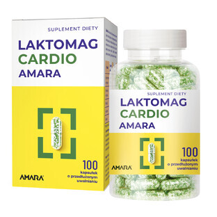 Lactomag Cardio Amara, 100 cápsulas de liberación prolongada
