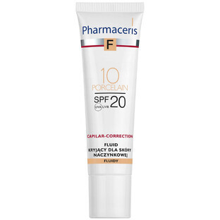 Pharmaceris F Capillar-Collection, Opaque fluid for vascular skin, 20 Nude, SPF 20, 30 ml