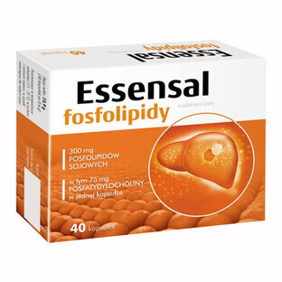 Phospholipides essentiels, 40 gélules
