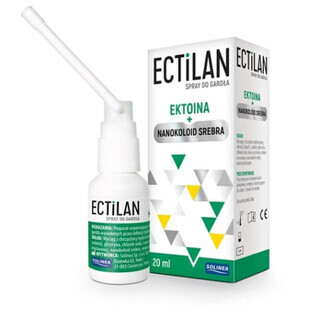 Ectilan Ektoin con Nanocolloidi d Argento Spray per la Gola, 20ml