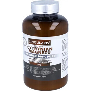 Singularis Superior, poudre de citrate de magnésium 100 %, 250 g