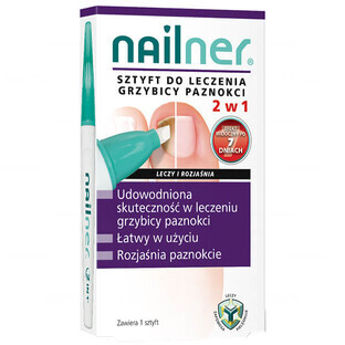 Nailner, stick voor de behandeling van nagelschimmel, 2 in 1, 4 ml