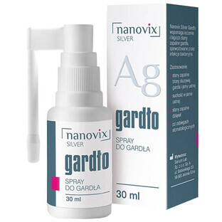 Nanovix Silver Throat, spray para la garganta, 30 ml
