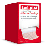 Leukoplast Elastomull Haft, cohesive, elastic bandage, white, 8 cm x 4 m, 1 piece