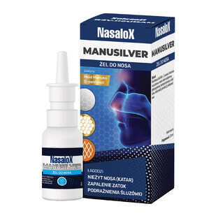Nasalox Manusilver, gel nasal, 20 ml