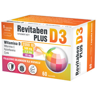 Revitaben D3 Plus, 60 capsules