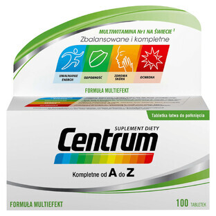 Centro completo dalla A alla Z, 100 compresse