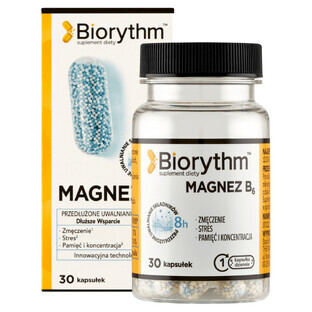 Biorythm Magnesio B6, 30 cápsulas