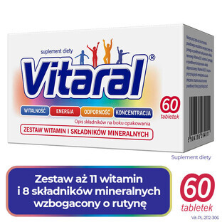 Vitaral, 60 compresse DATA BREVE