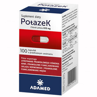 Potazek, 100 cápsulas de liberación prolongada ENVASE DESTRUIDO