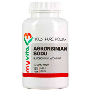 MyVita Sodium Ascorbate, buffered vitamin C, 100 g SHORT DATE