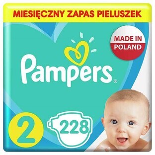 Pampers Active Baby, pannolini, taglia 2, 4-8 kg, 3 x 76 pezzi CONFEZIONE ROTTA
