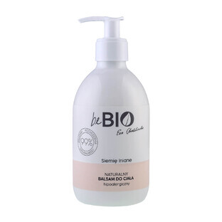 beBIO Ewa Chodakowska, natural body lotion, hypoallergenic, linseed, 400 ml, 400 ml PACKAGE BROKEN PACKAGE