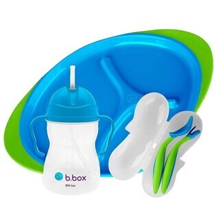 B.Box, set de hrănire BLW, Ocean Breeze, începând de la 6 luni