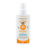Alphanova Bebe, Sonnenschutzspray für Babys und Kinder, hypoallergen, SPF 50, 125 g