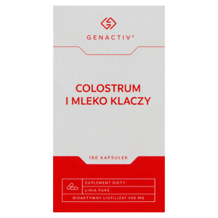 Genactiv Colostrum and mare's milk, 180 capsules