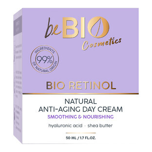 beBIO Cosmetics bioRetinol anti-aging face cream, day, 50 ml