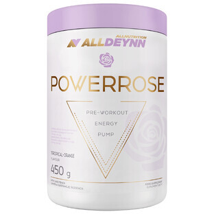 Allnutrition Alldeynn PowerRose, gusto arancia tropicale, 450 g