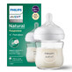 Avent Natural Response, glass bottle with reactive teat, flow 2, SCY930/01, from birth, 120ml