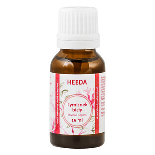 Hebda, white thyme oil, 15 ml