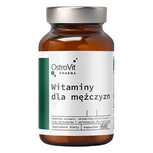 OstroVit Pharma Vitaminas para hombres, 60 cápsulas