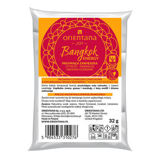 Orientana Joy, vegan scented pendant, Bangkok Energy, 1 pc
