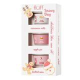 Fluff Christmas Snowy Day set, body butter, 2 x 100 ml + body scrub, 100 ml